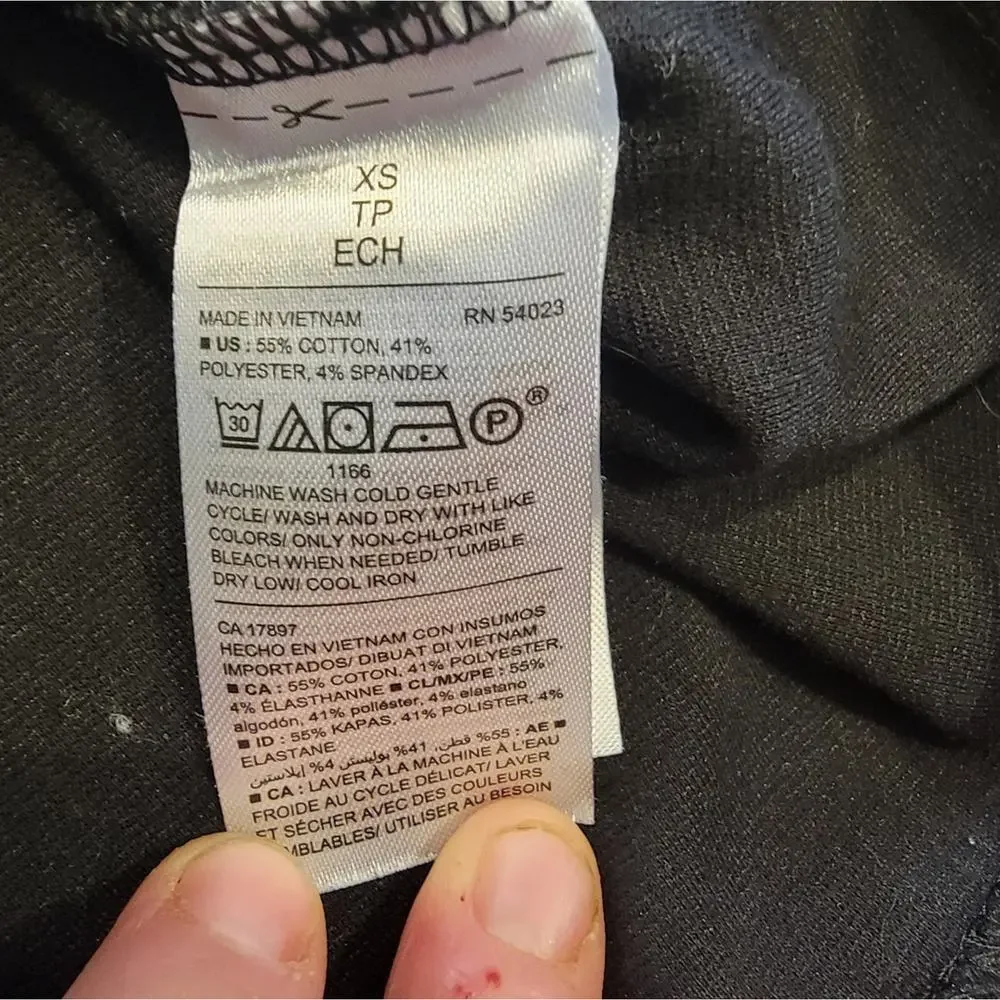 Womens XS Old Navy Black Skirt